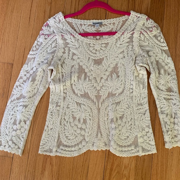 Mesh /detailed/ cream - Picture 2 of 2